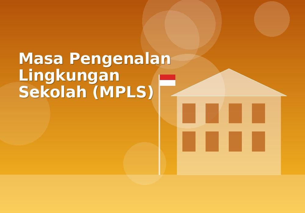 Poster Masa Pengenalan Lingkungan Sekolah (MPLS)