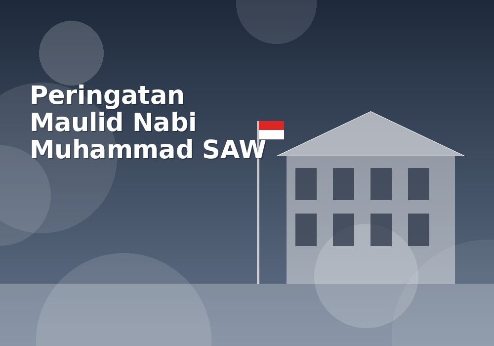 Poster Peringatan Maulid Nabi Muhammad SAW